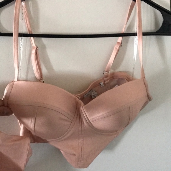 Pink leather matching set - Picture 2 of 3